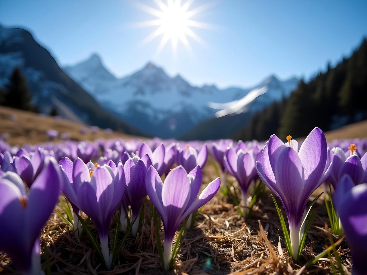 wczesnowiosenne kwiaty